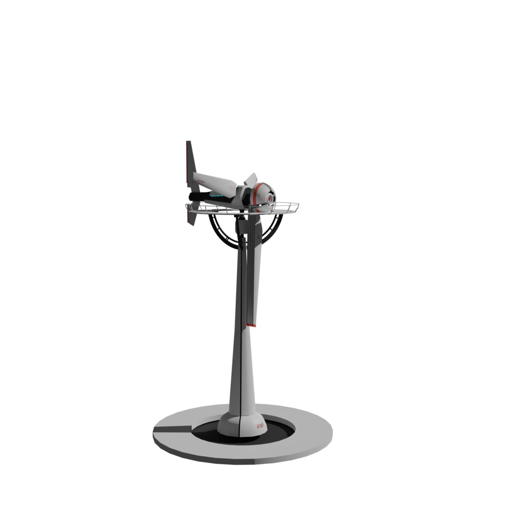 SF風力タービン Blender 3d Model