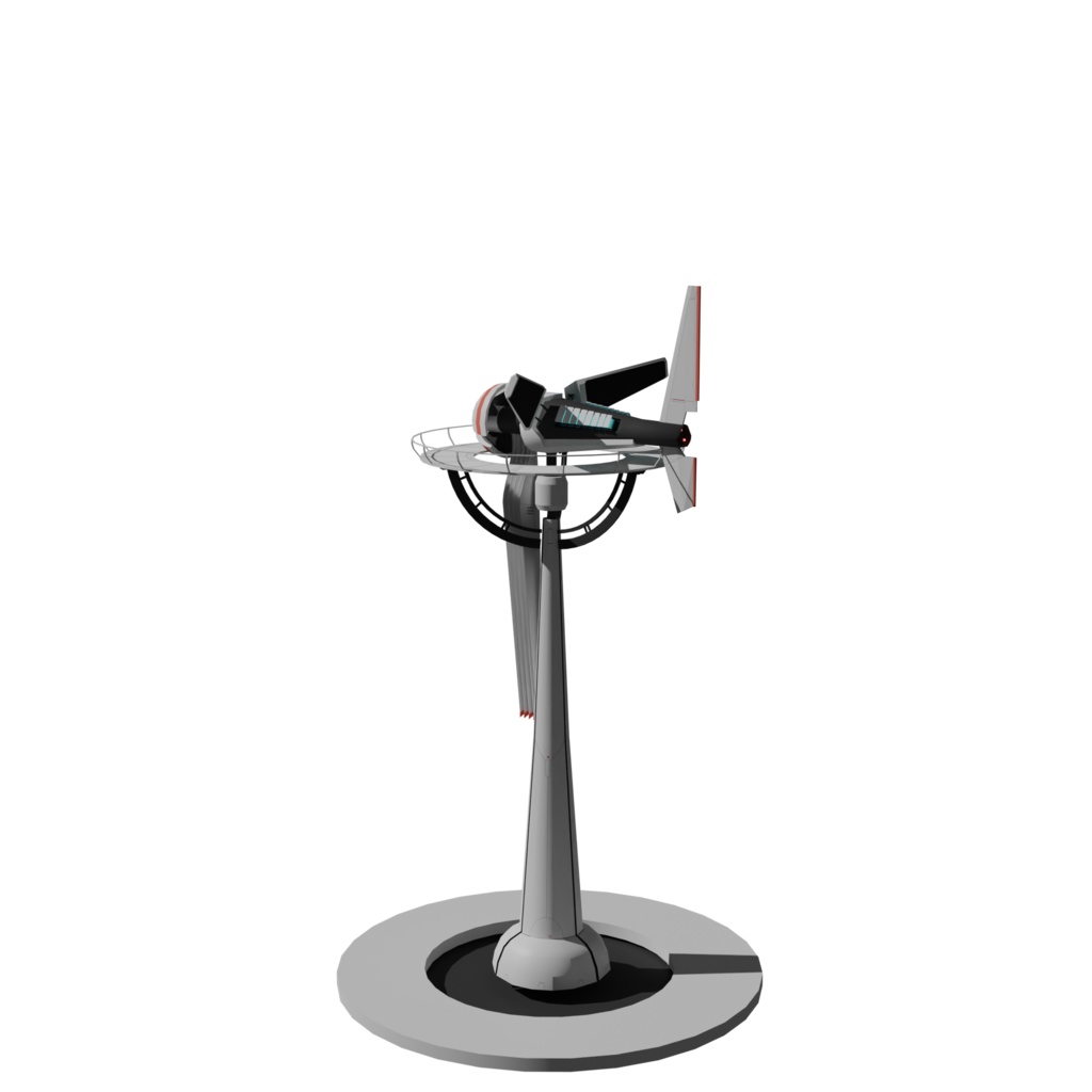 SF風力タービン Blender 3d Model