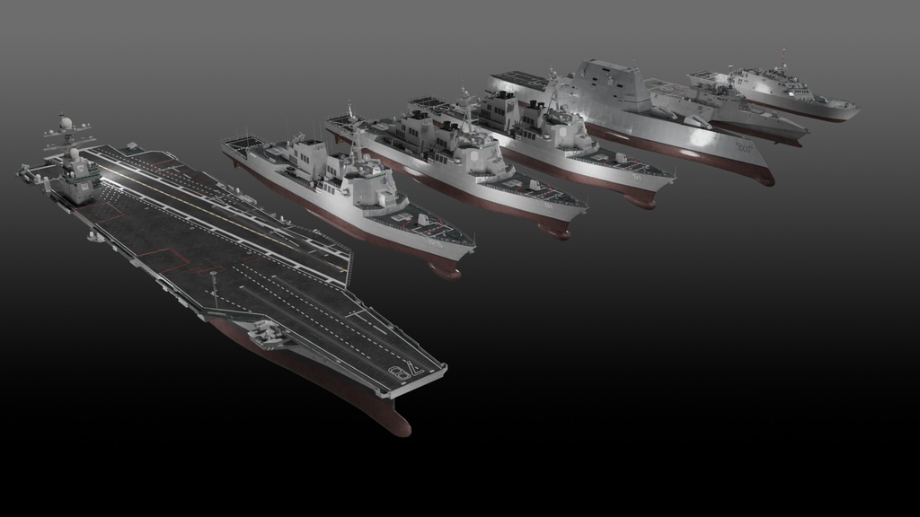 アメリカ海軍 3D collection