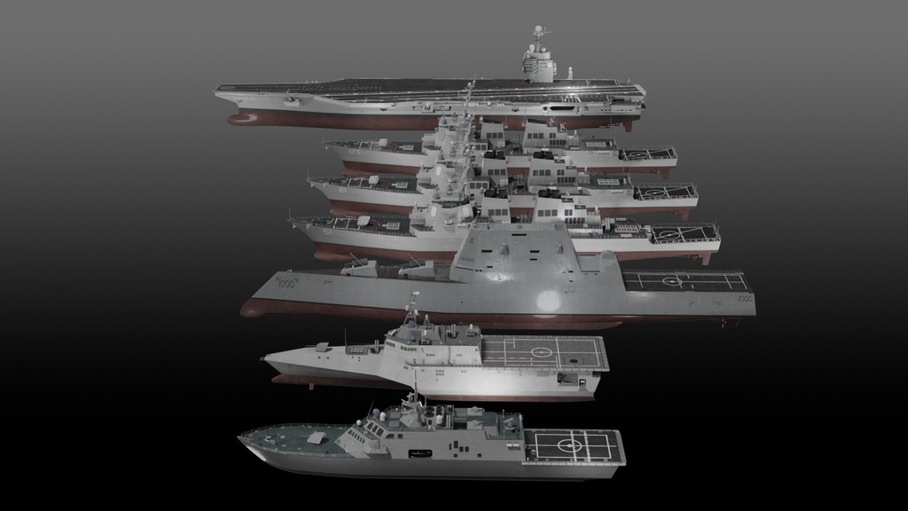 アメリカ海軍 3D collection