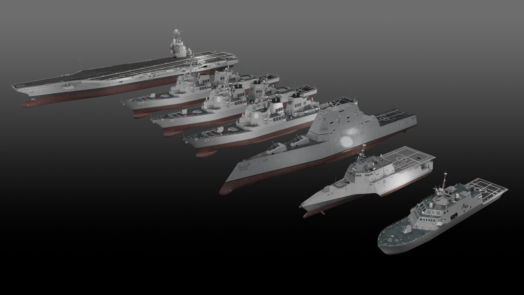 アメリカ海軍 3D collection