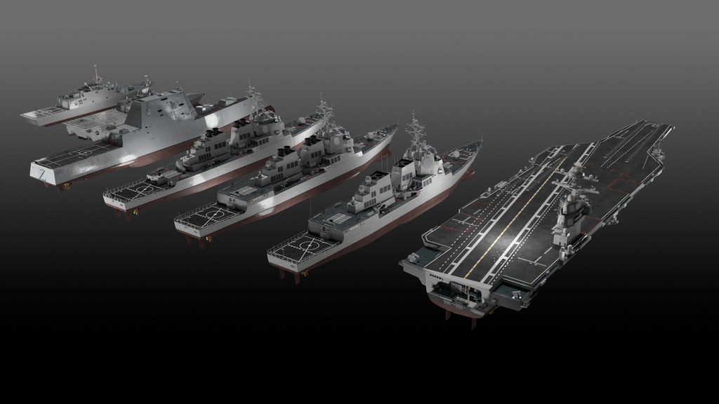 アメリカ海軍 3D collection