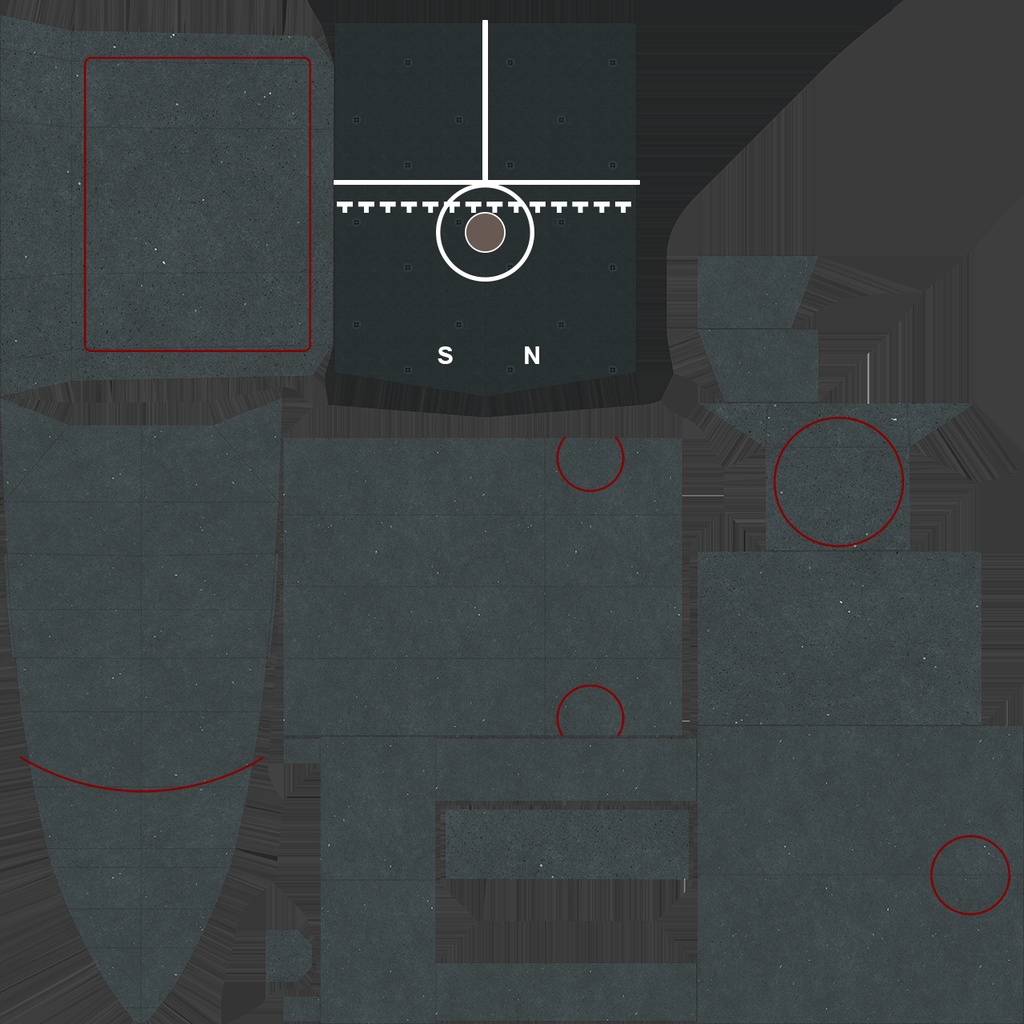 F124 ザクセン級フリゲート blender 3d model