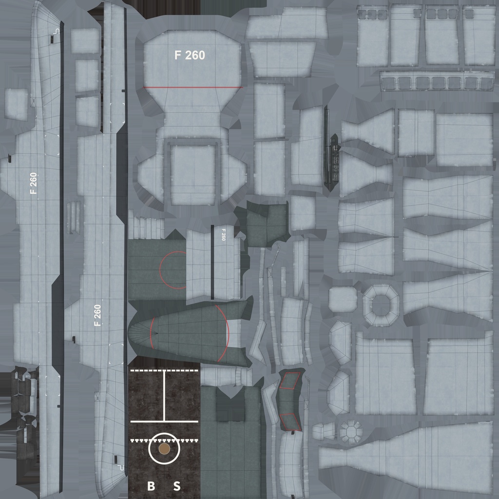 現代ドイツ海軍 game-ready 3D model