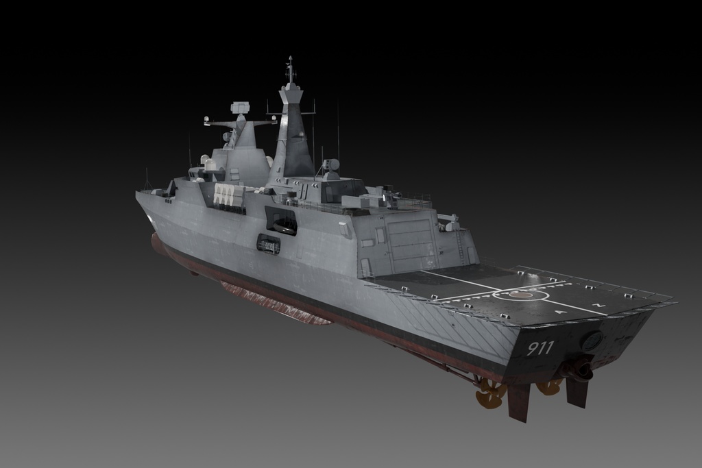 アルジェリア 海軍 El Moudamir フリゲート