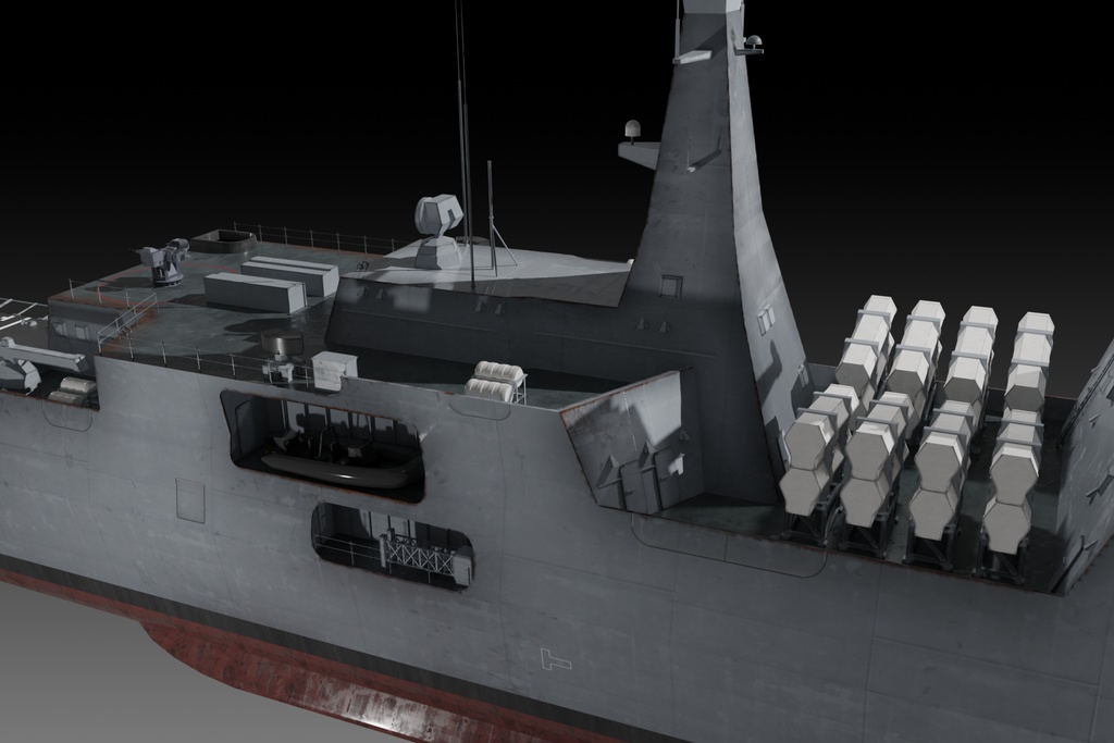 アルジェリア 海軍 El Moudamir フリゲート