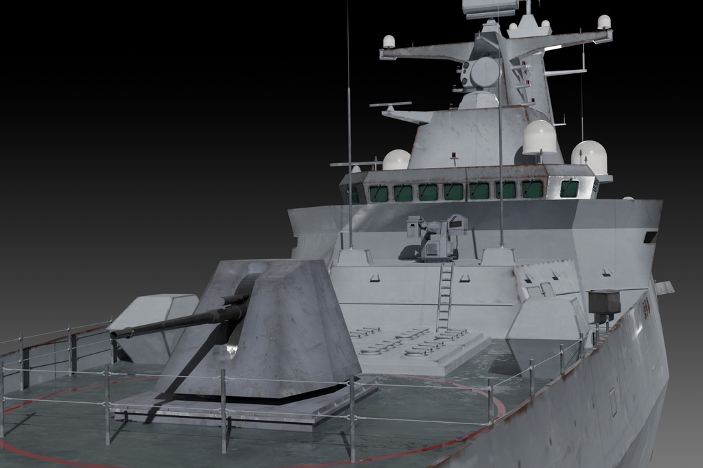 アルジェリア 海軍 El Moudamir フリゲート