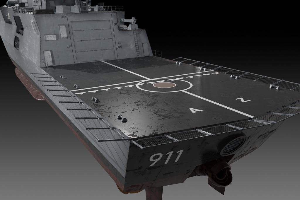 アルジェリア 海軍 El Moudamir フリゲート