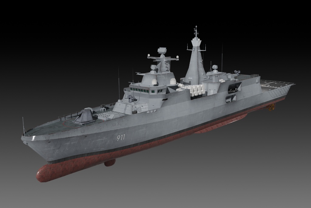 アルジェリア 海軍 El Moudamir フリゲート