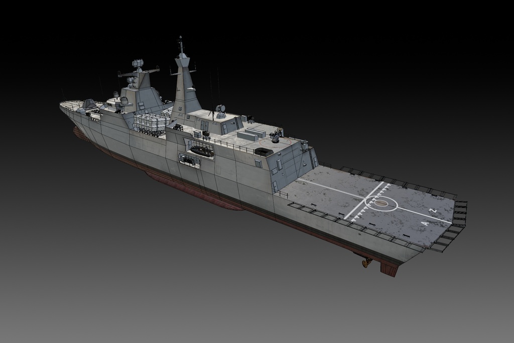 アルジェリア 海軍 El Moudamir フリゲート