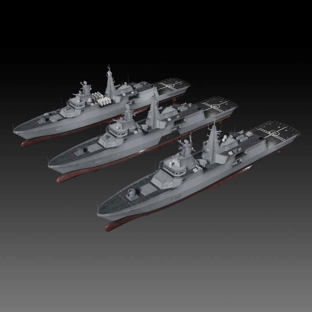 MEKO A200 フリゲート 3D Collection