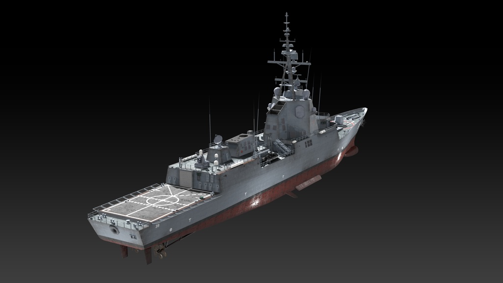 オーストラリア海軍 game ready 3d models