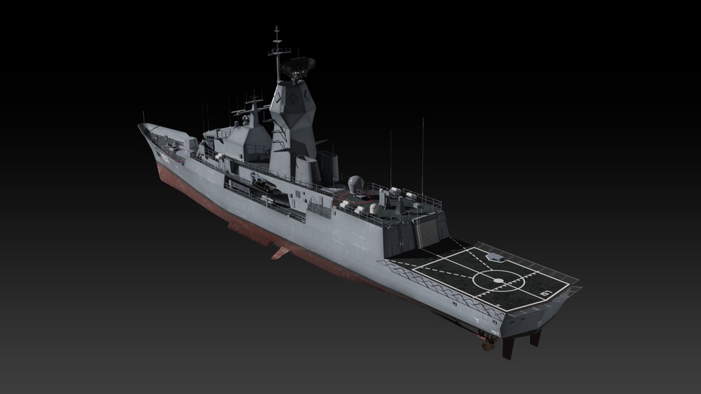 オーストラリア海軍 game ready 3d models