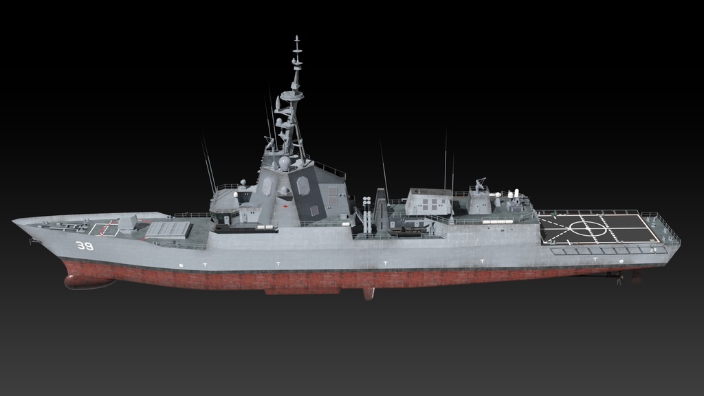 オーストラリア海軍 game ready 3d models