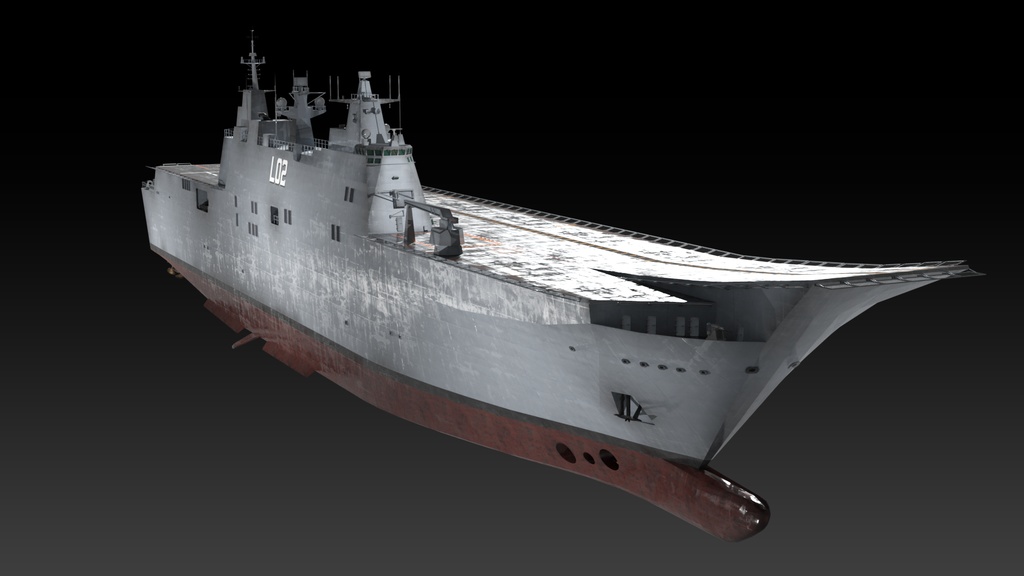 オーストラリア海軍 game ready 3d models
