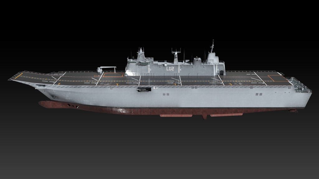 オーストラリア海軍 game ready 3d models