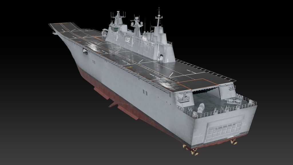 オーストラリア海軍 game ready 3d models