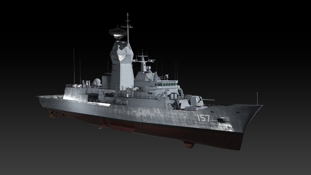 オーストラリア海軍 game ready 3d models