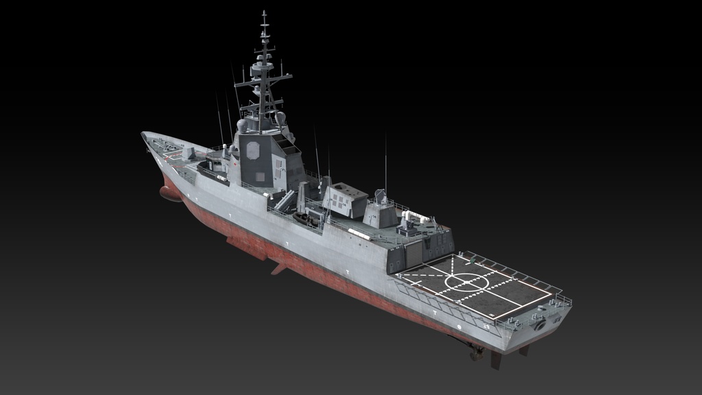 オーストラリア海軍 game ready 3d models