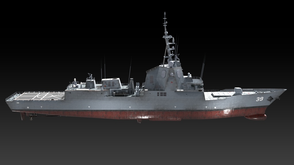オーストラリア海軍 game ready 3d models
