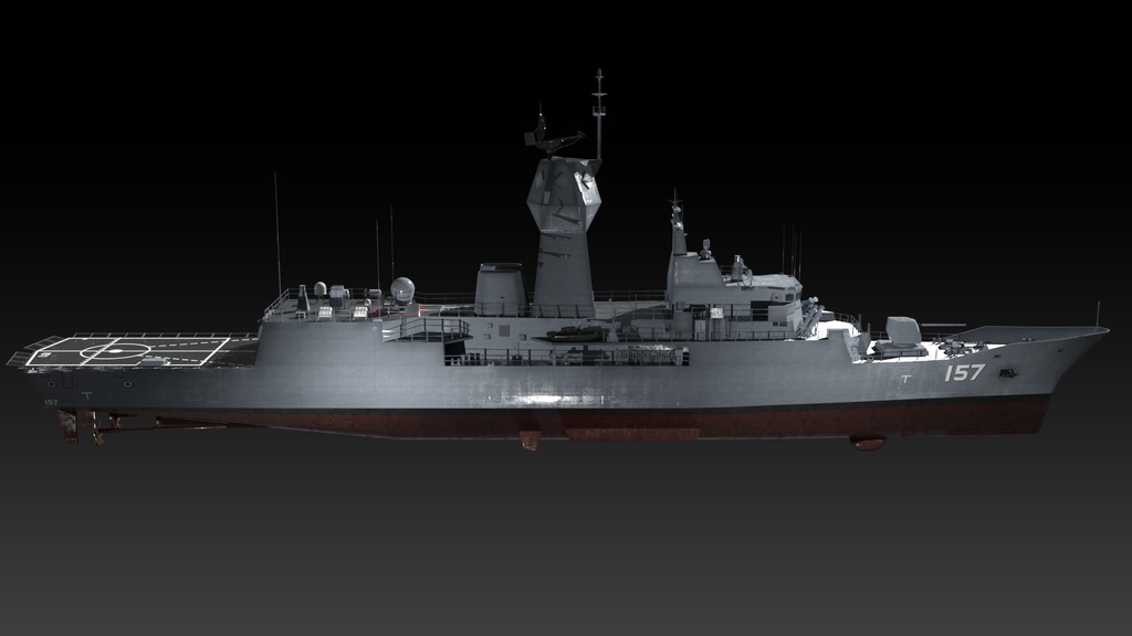 オーストラリア海軍 game ready 3d models