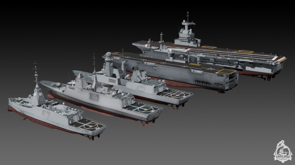 フランス海軍 3D Collection