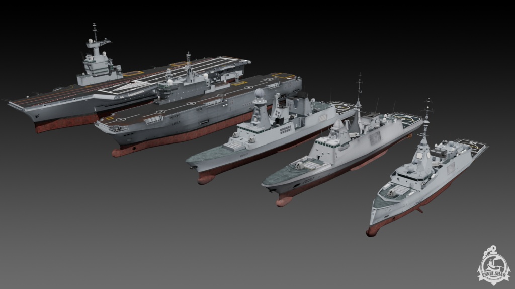 フランス海軍 3D Collection