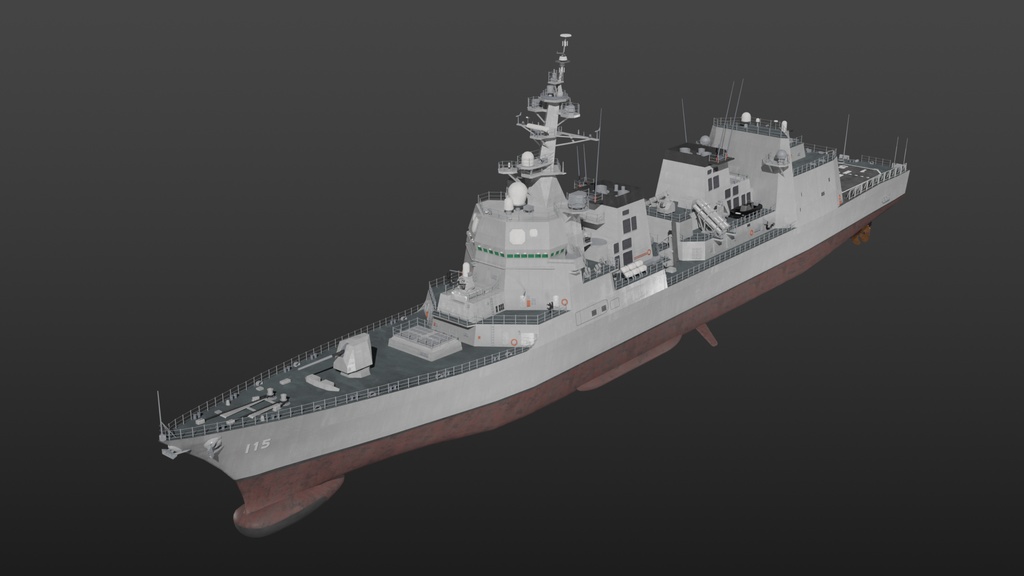アジア太平洋地域の現代海軍 3D collection