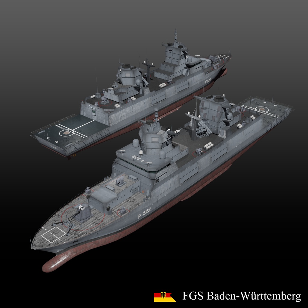 現代の軍艦 3D コレクション