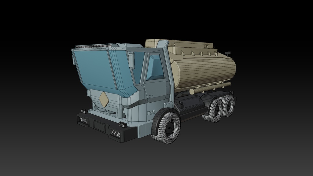 SF 石油タンカー 3D model