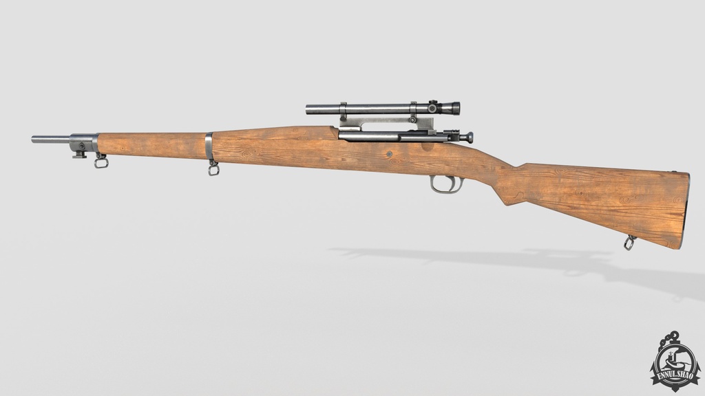 スプリングフィールドM1903A4 狙撃銃。