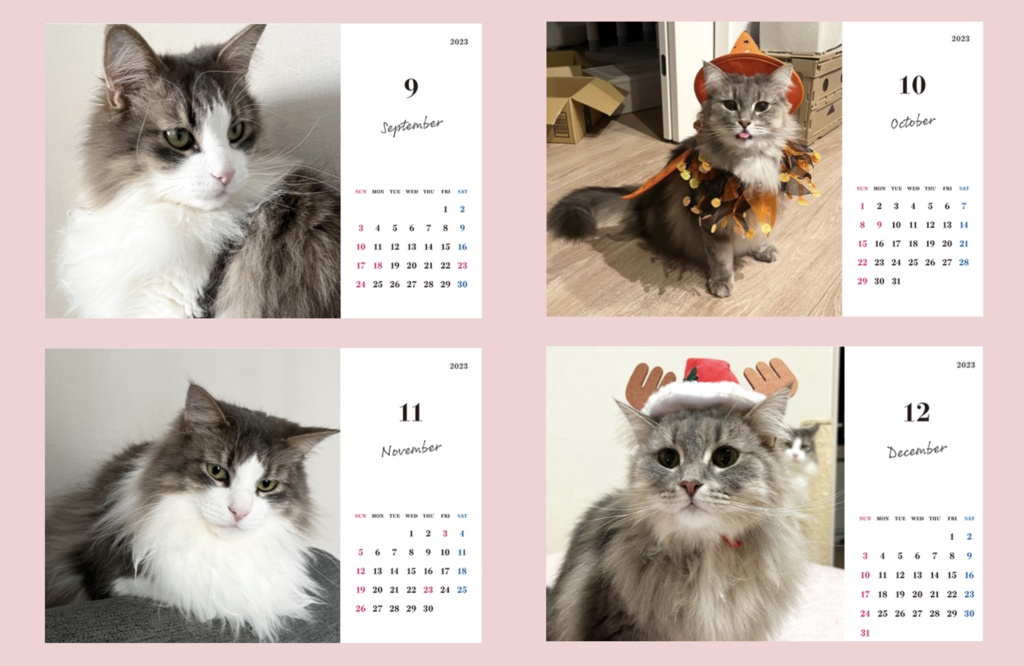 【みのりりキーホルダーセット】ジャックとりり様2023年カレンダー