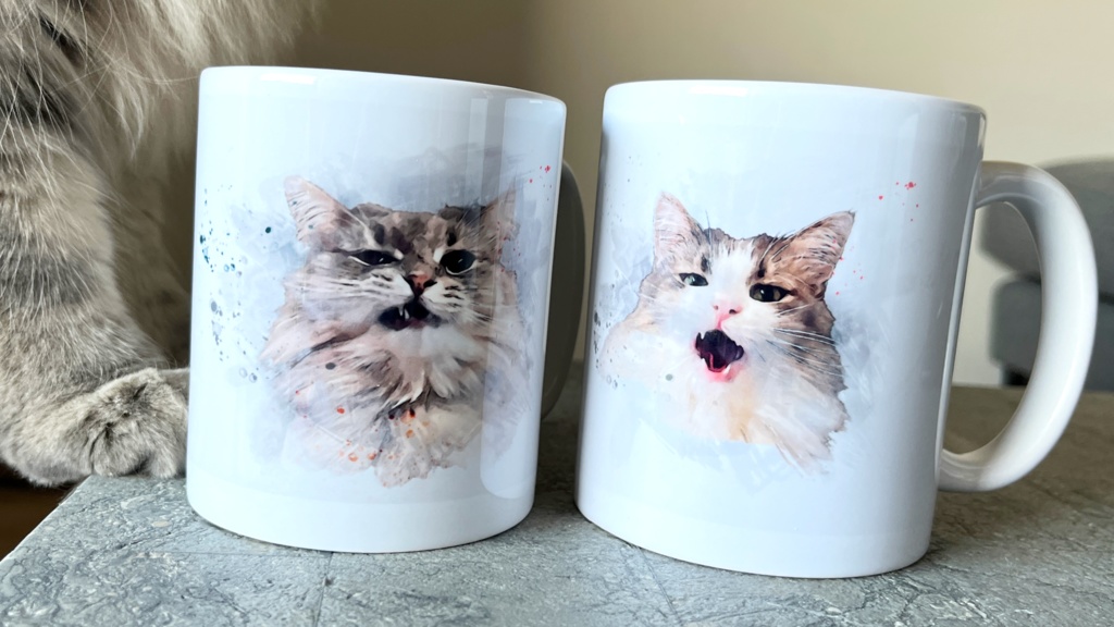 【茶色の猫】ジャックとりり様オリジナルマグカップ Ver.りり