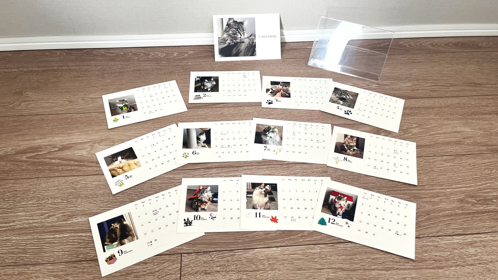 【記念日あり】2024年ジャックとりり様オリジナル記念日カレンダー