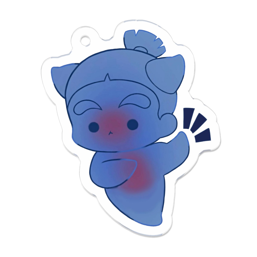 「虎若くりおね」アクリルキーホルダー