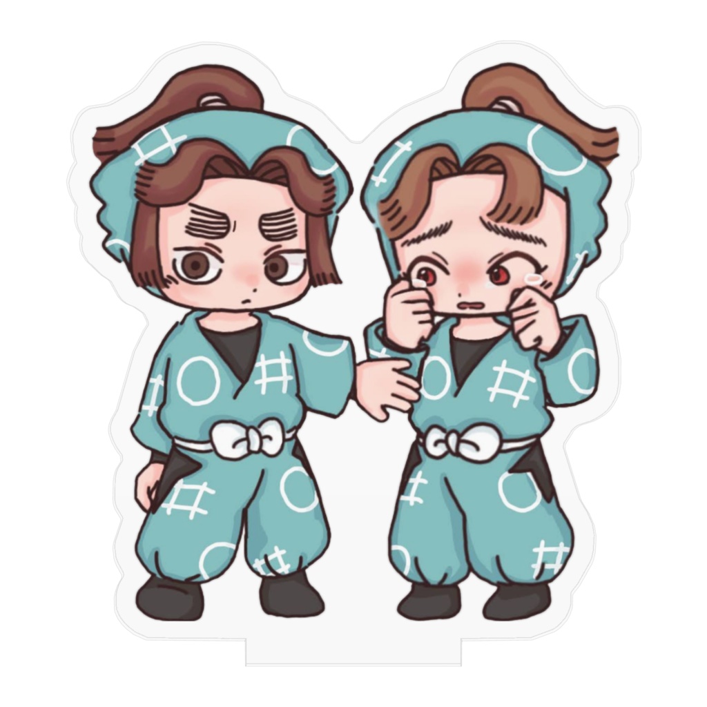 滝と三木アクスタ(一年生)