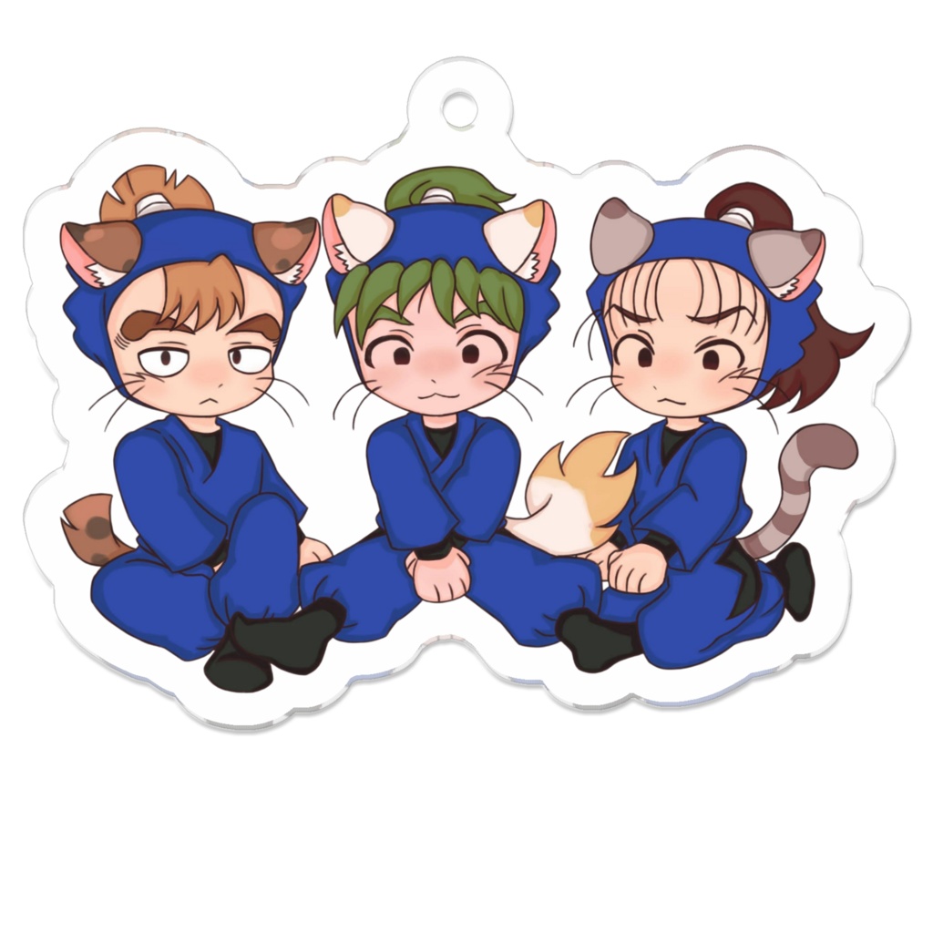 二年い組 猫アクキー