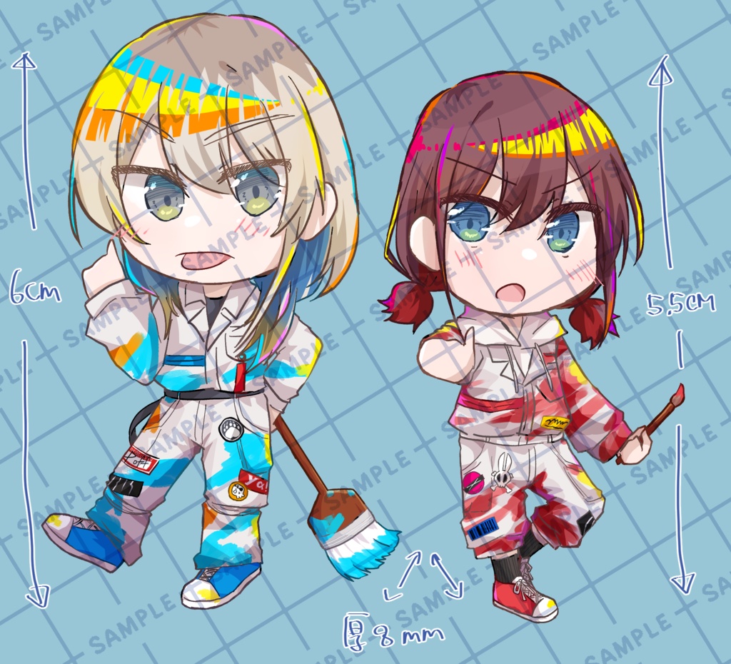 蜃気楼ニ問フ になもも アクリルブロック (+ポストカードセット)