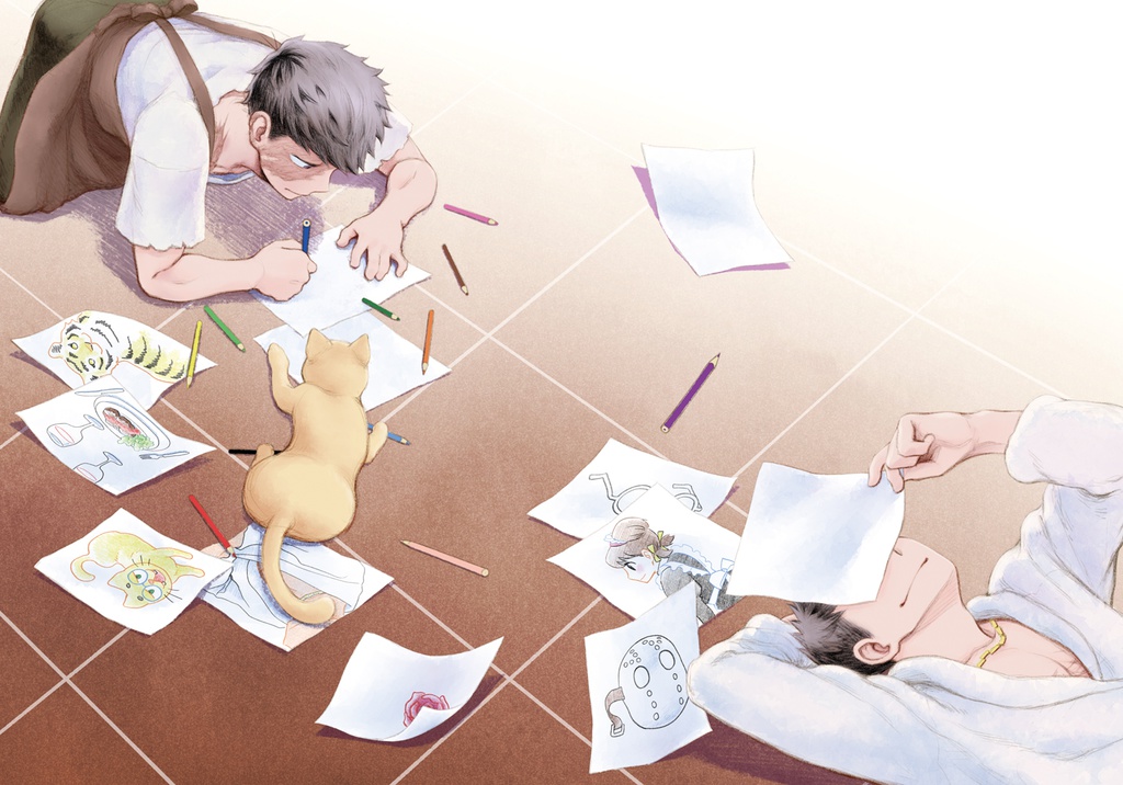 ホッケーマスクと被害者・松野カラ松の馴れ初めのようなそれ