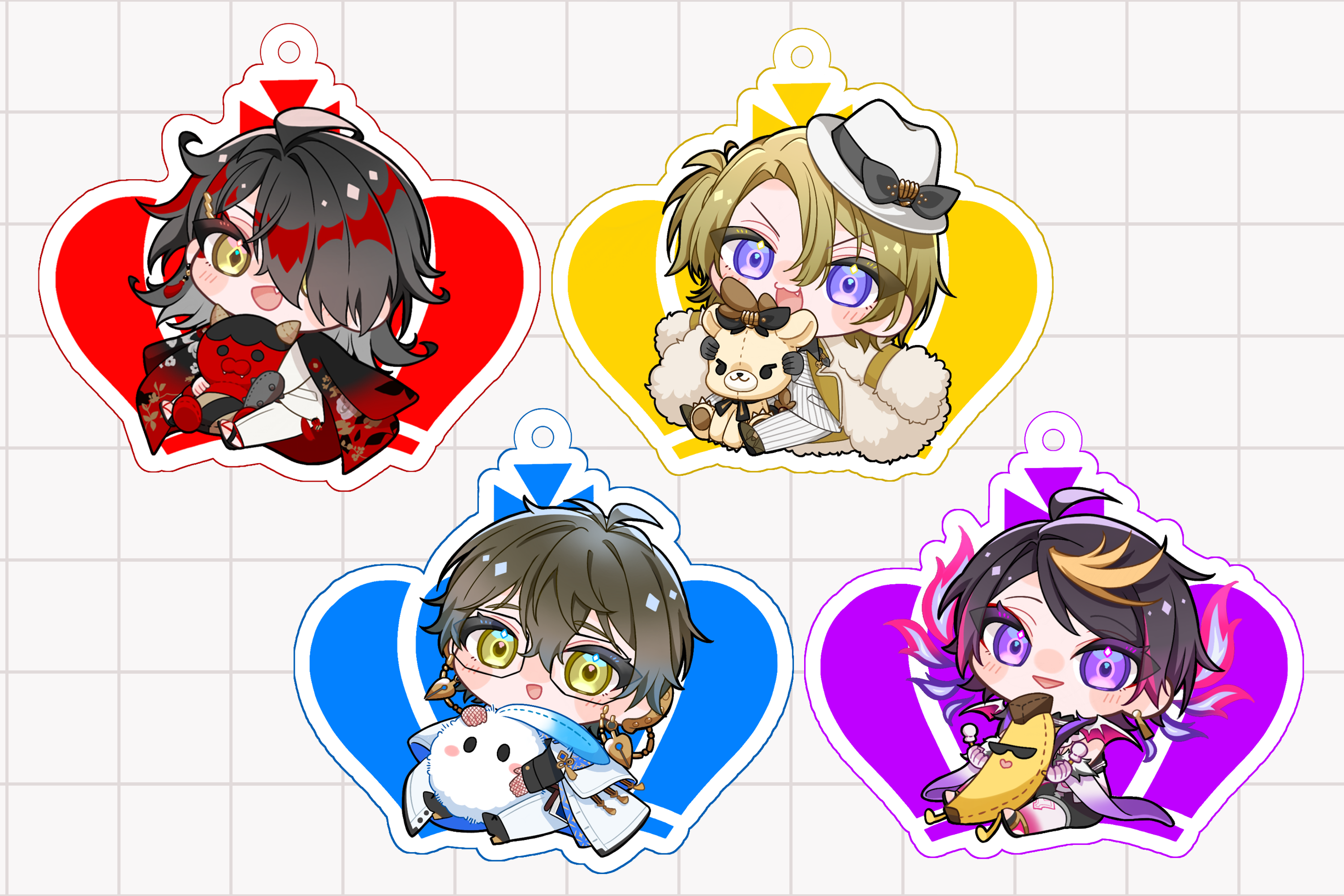 Luxiem アクリルキーホルダー 【非公式】