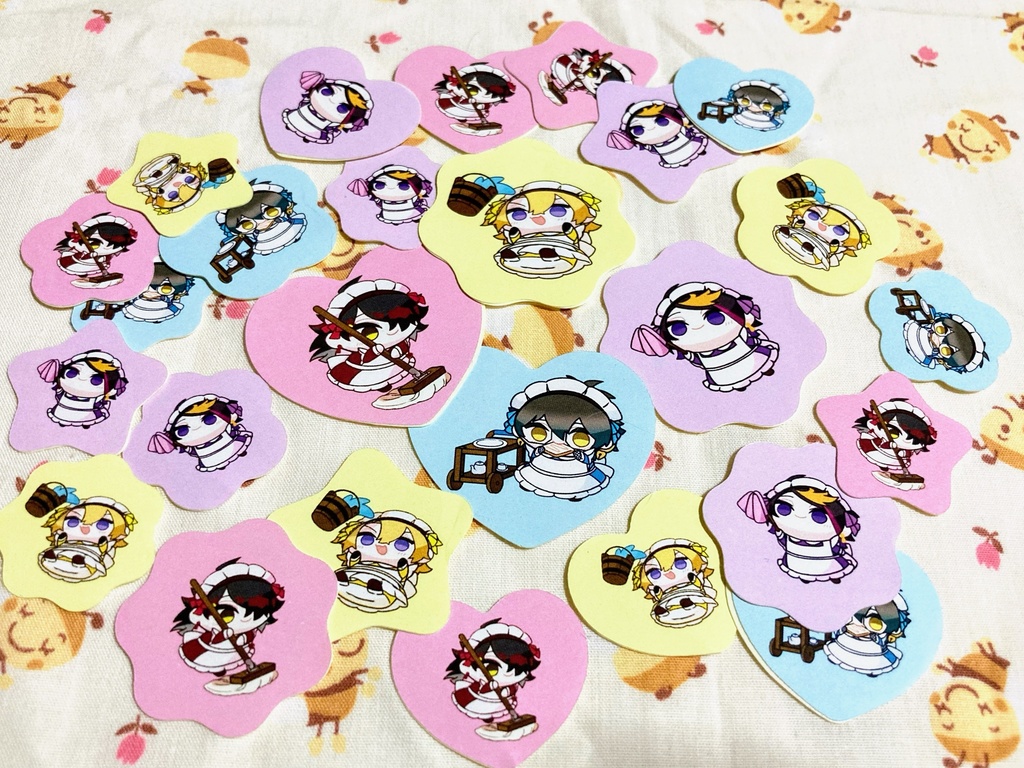 Luxiem メイドぱぺ フレークシールセット【非公式】
