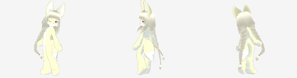 VRMアバター　カウラちゃん - もやっしーたうん - 2/3