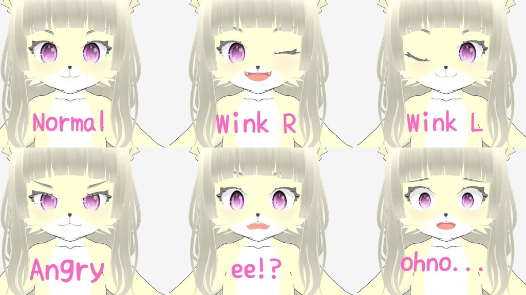 VRMアバター　カウラちゃん - もやっしーたうん - 3/3