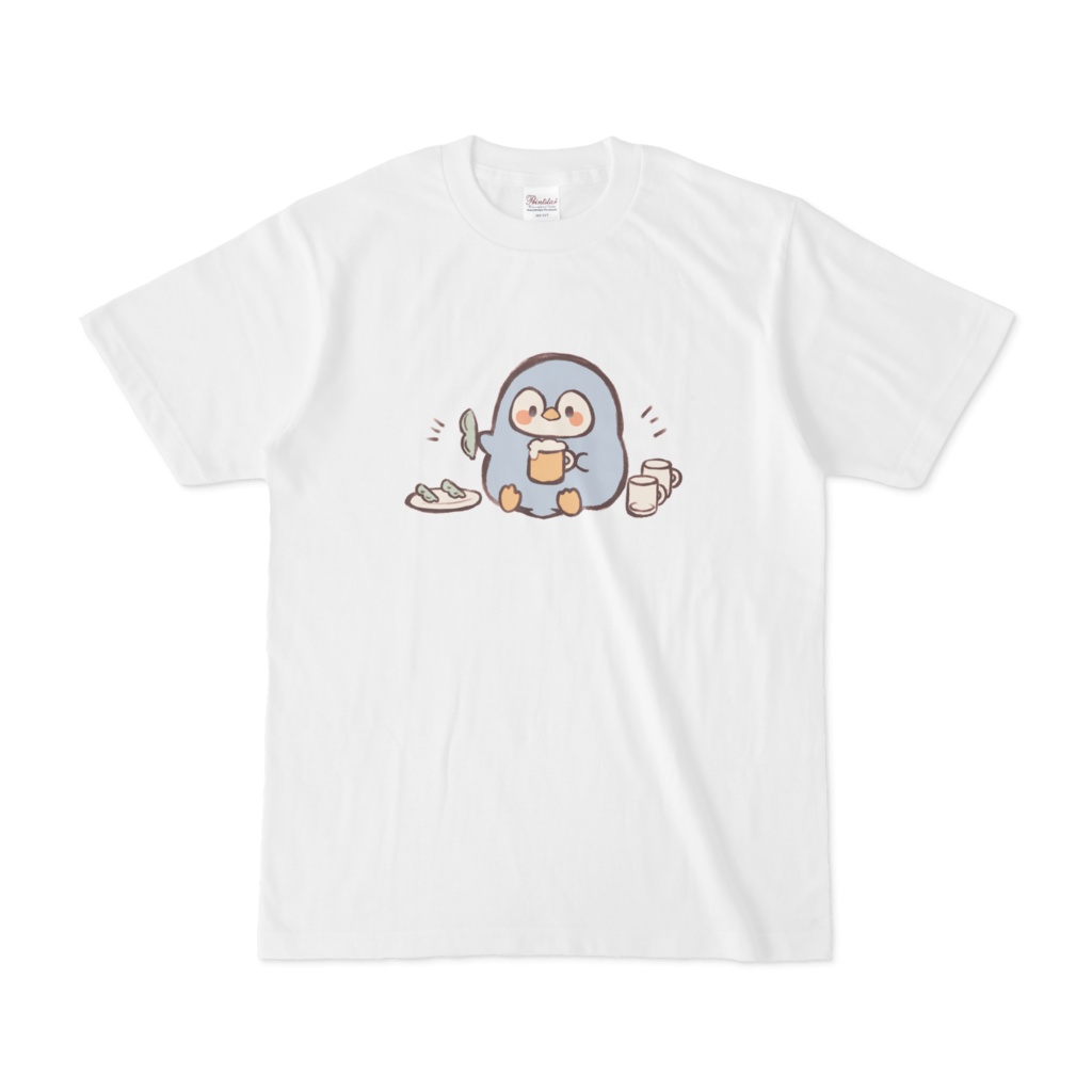 お酒をのむぺんぎん