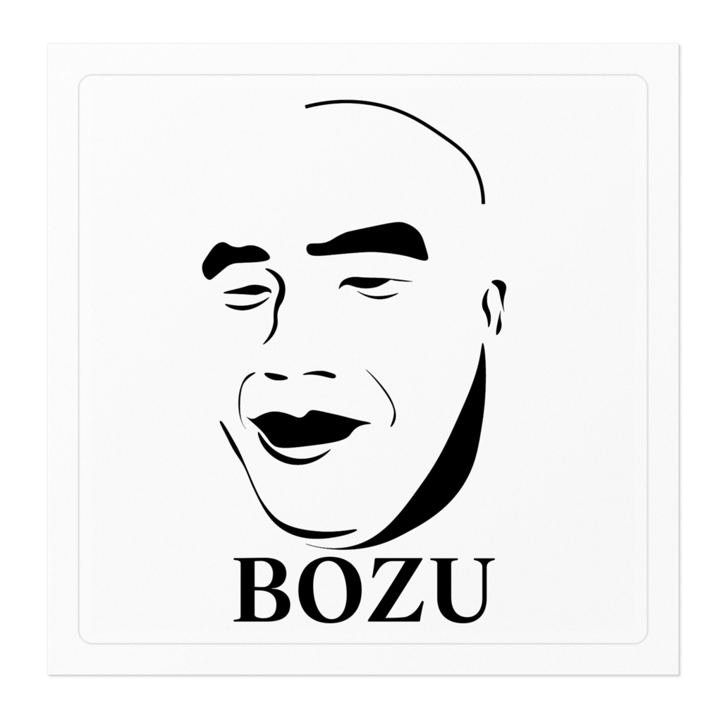 BOZUステッカー(小)