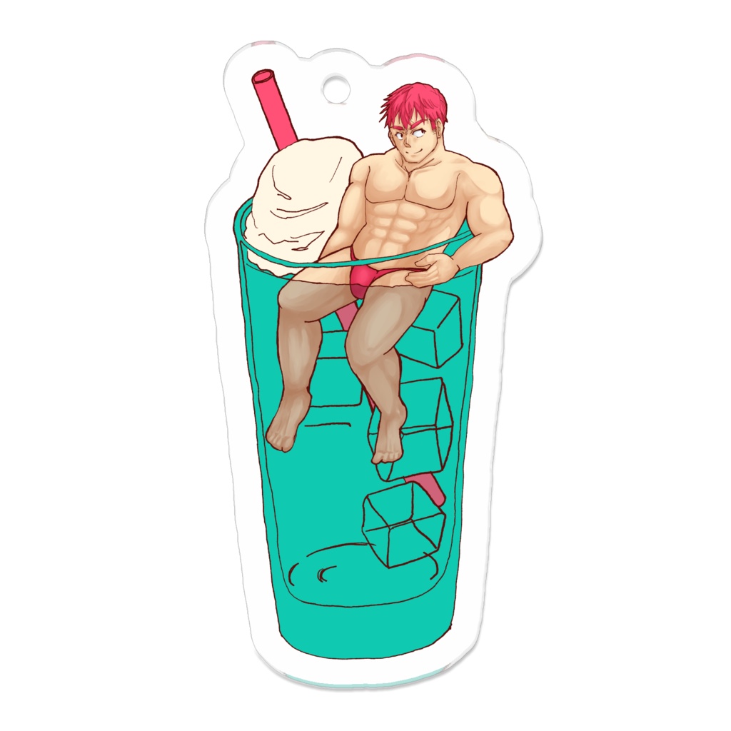 メロンクリームソーダとマッチョ