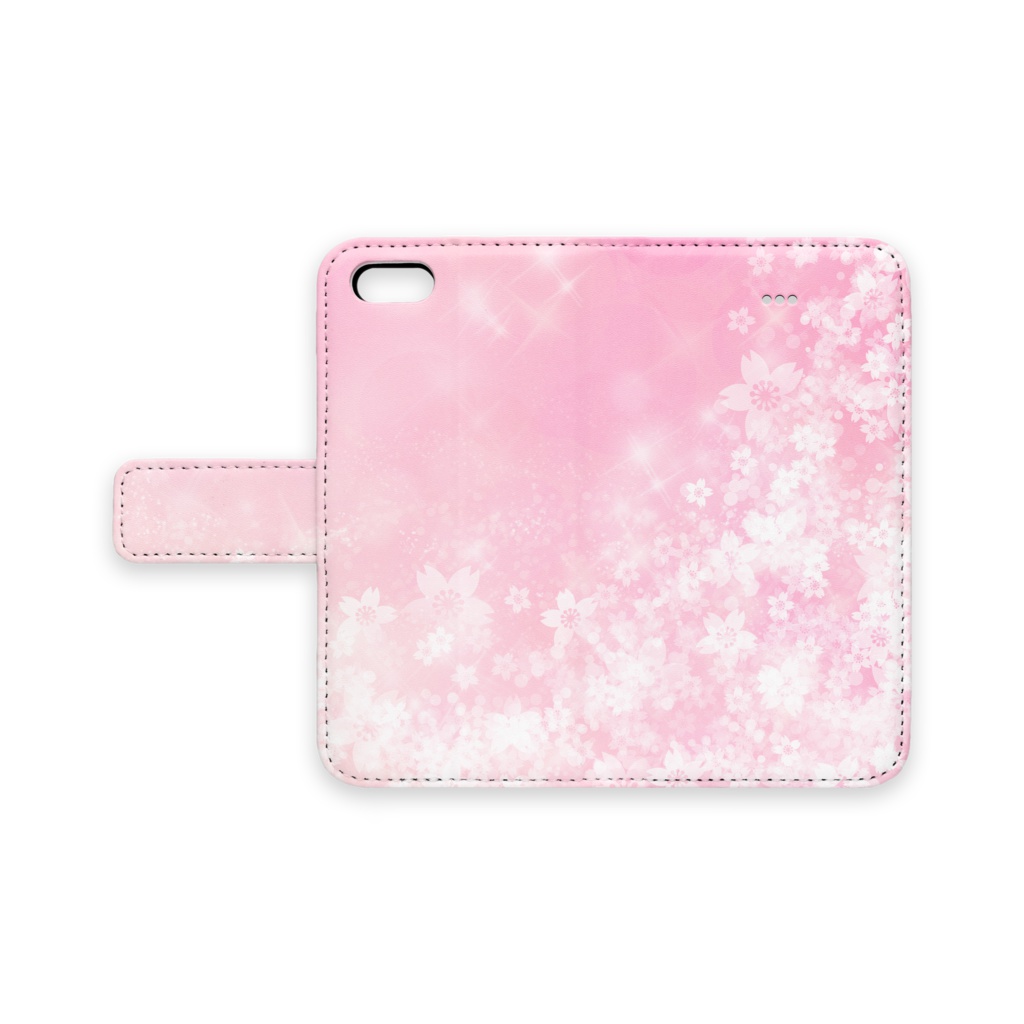 桜咲くスマホケース(iPhone用)