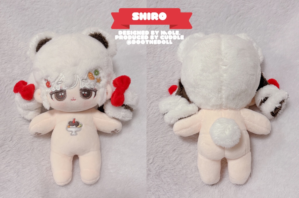 「cuddle」無属性ぬいぐるみ・ニンフィ&シロ