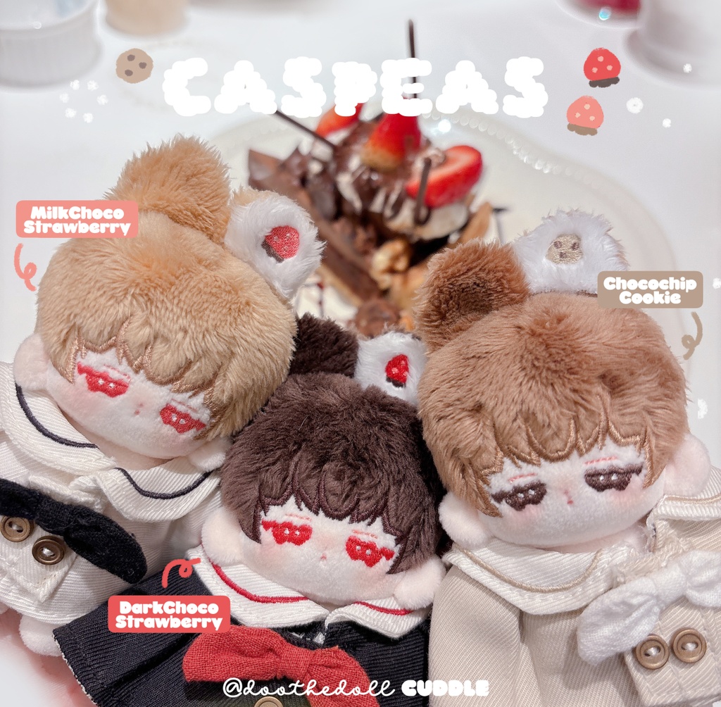 「cuddle」5無属性ぬいぐるみ・キャスピーspチョコシリーズ