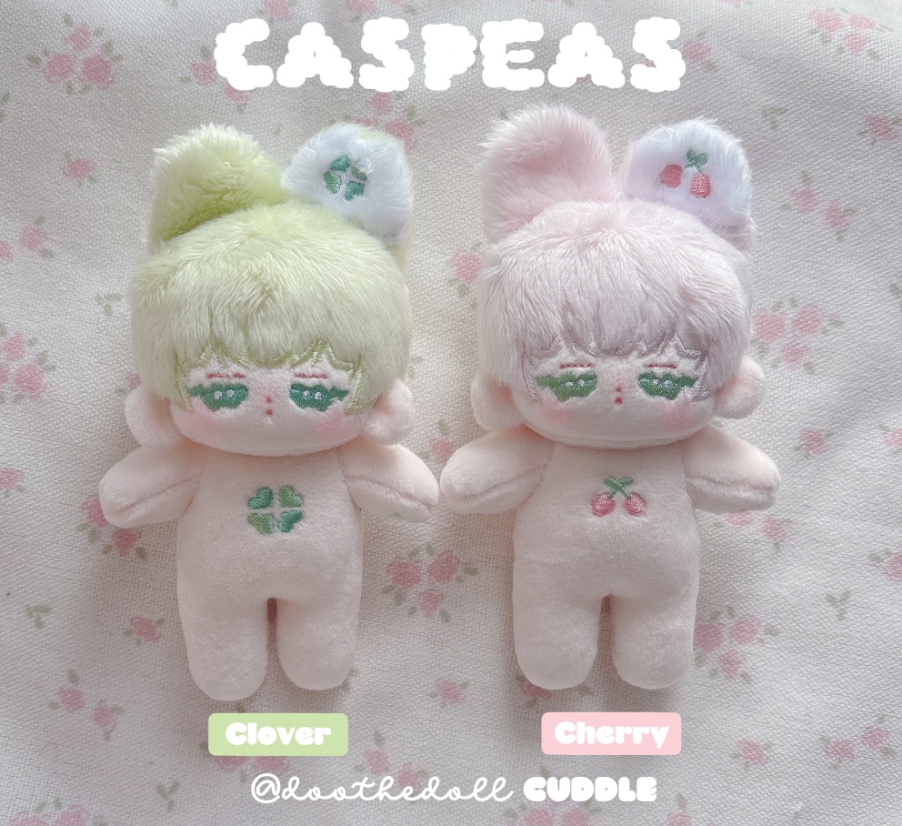 「cuddle」5cm無属性ぬいぐるみ・キャスピーspクローバー🍀・チェリー🍒